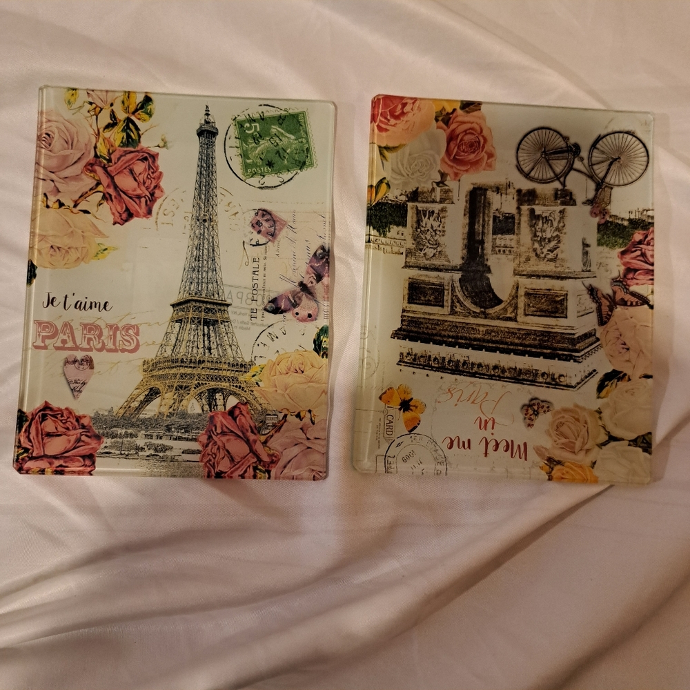 Paris dishes/ plates (Set of 2)